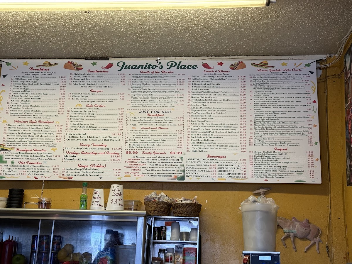 Juanito's Place Menu - Image 3